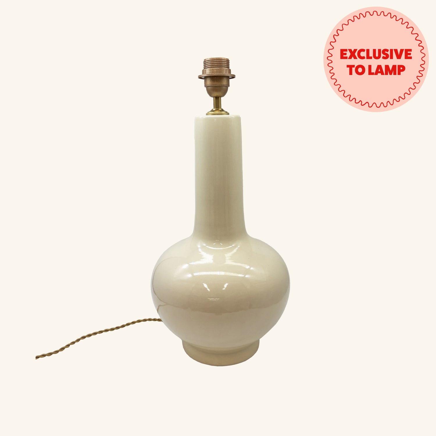 Ceramic Bulb Lamp Base LAMP LDN