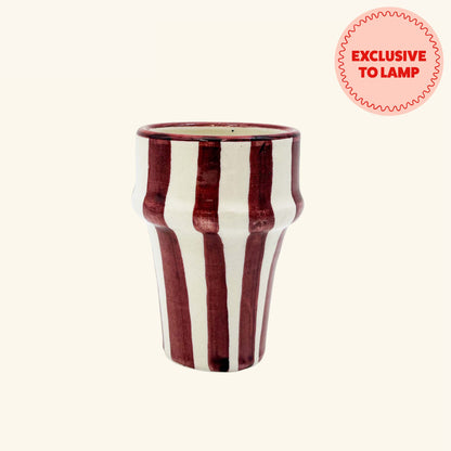 Ceramic Stripe Cup LAMP LDN