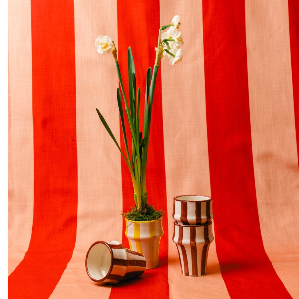 Ceramic Stripe Cup