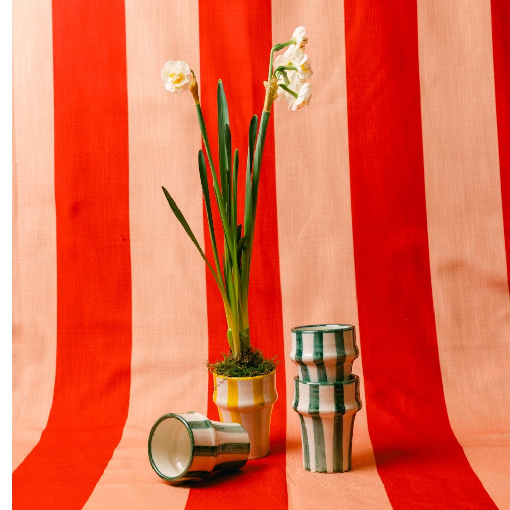 Ceramic Stripe Cup