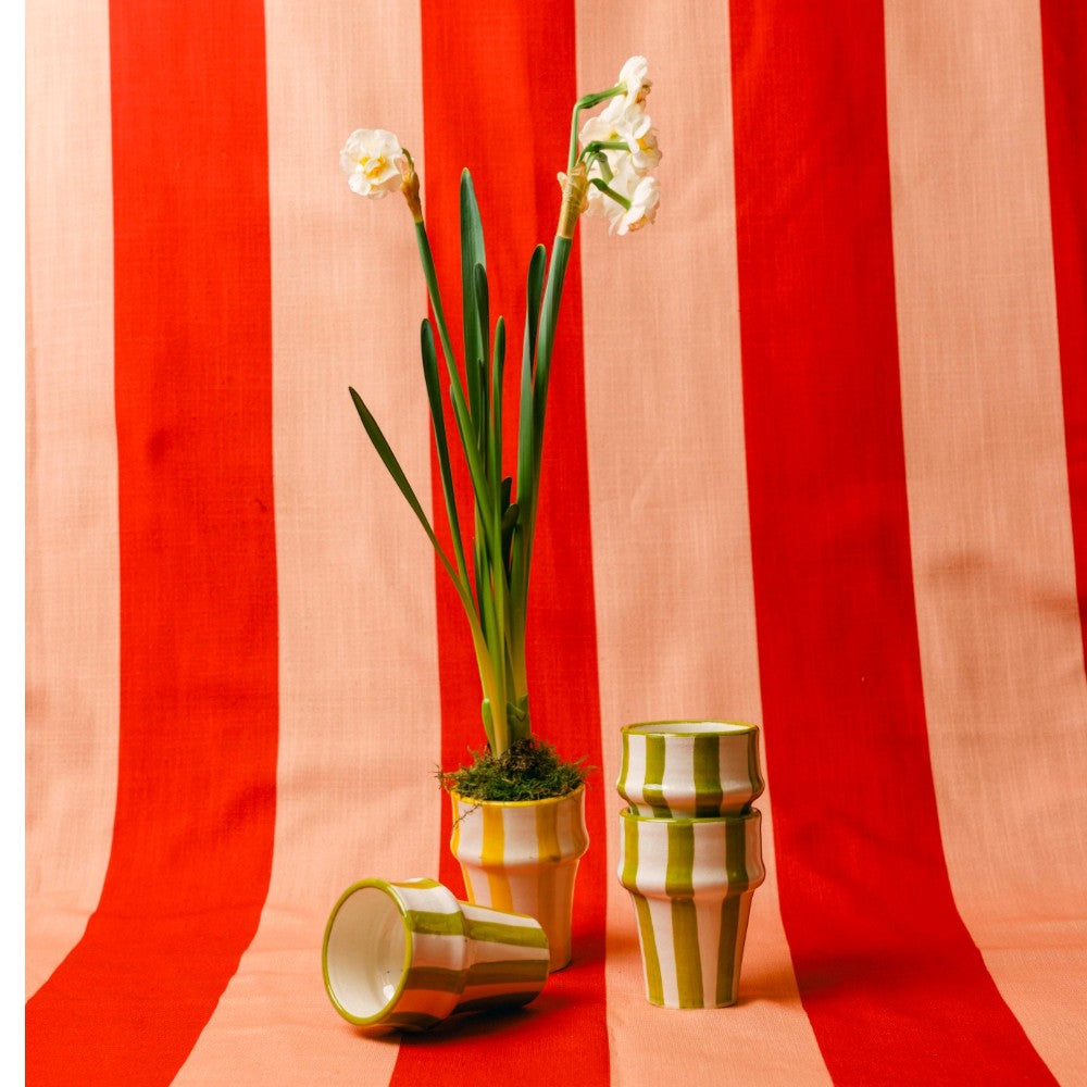 Ceramic Stripe Cup