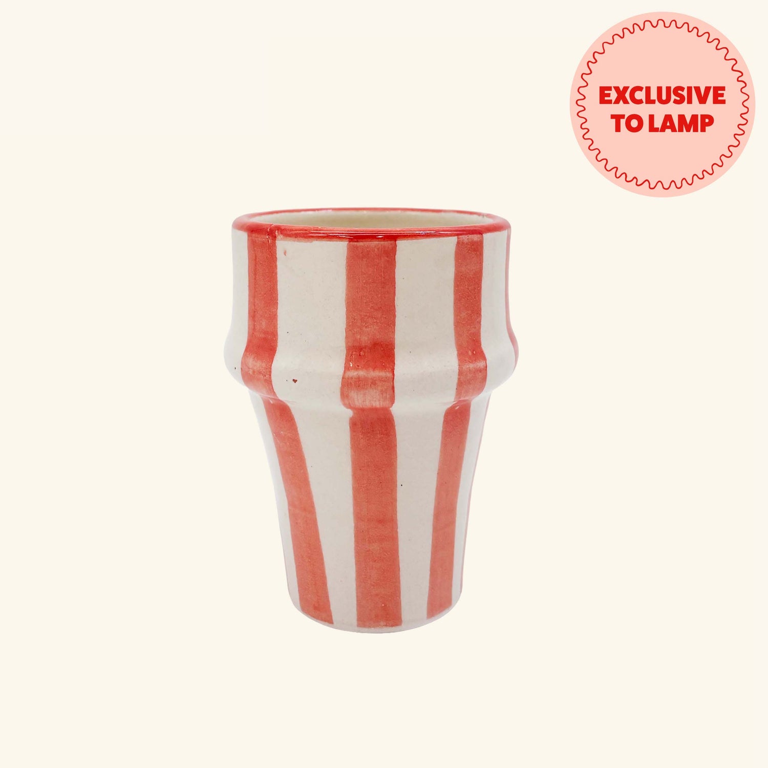 Ceramic Stripe Cup LAMP LDN