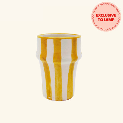Ceramic Stripe Cup LAMP LDN