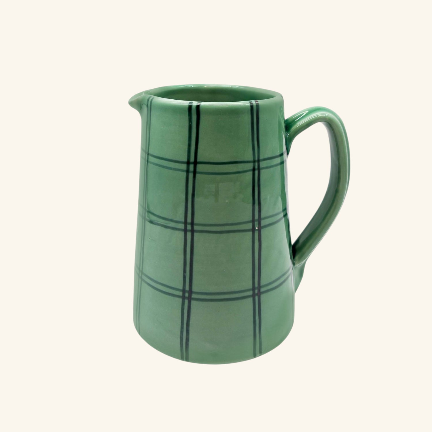 Gingham Jug
