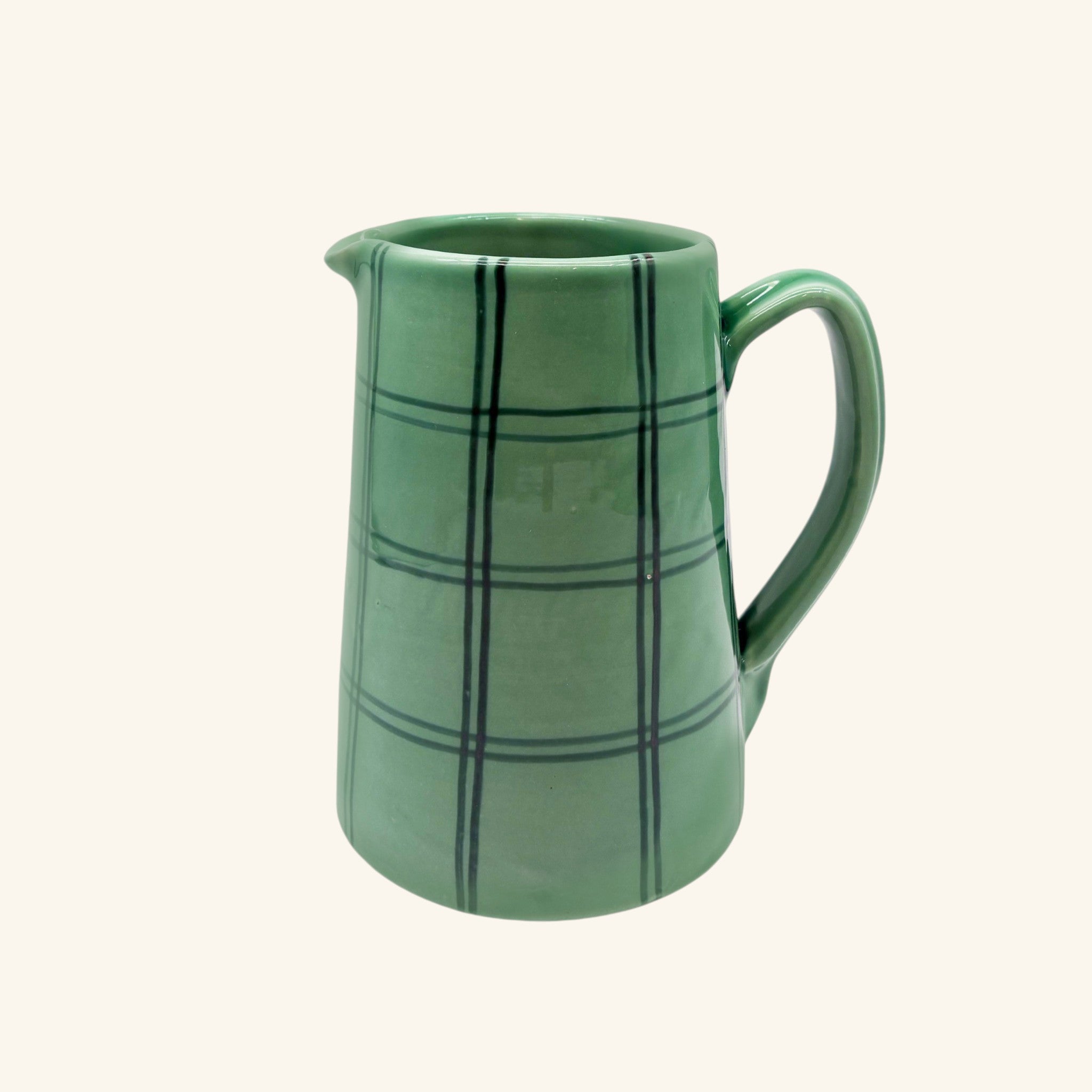 Gingham Jug