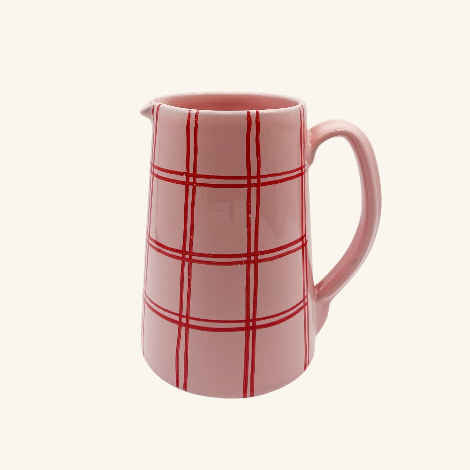 Gingham Jug