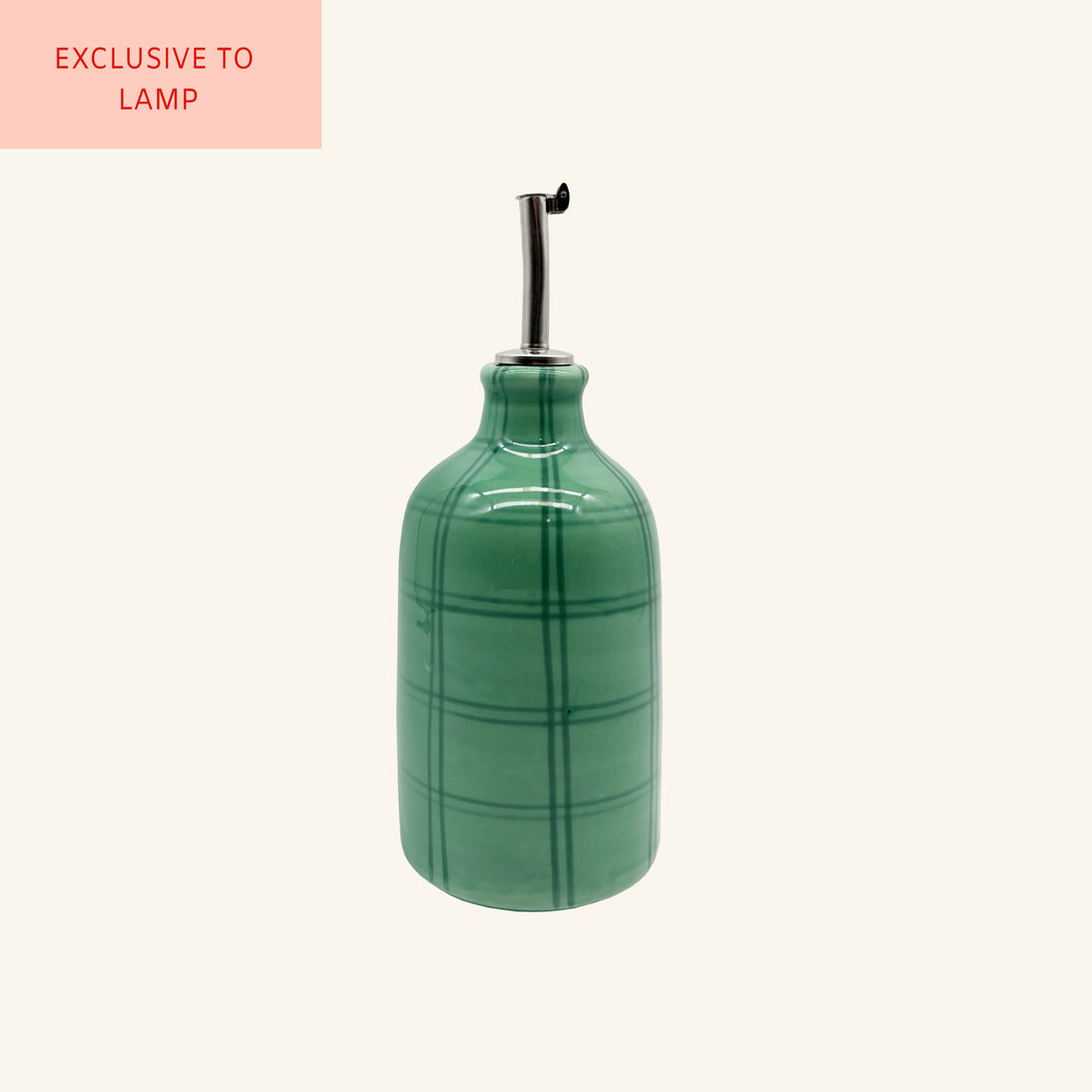 Gingham Oil Bottle