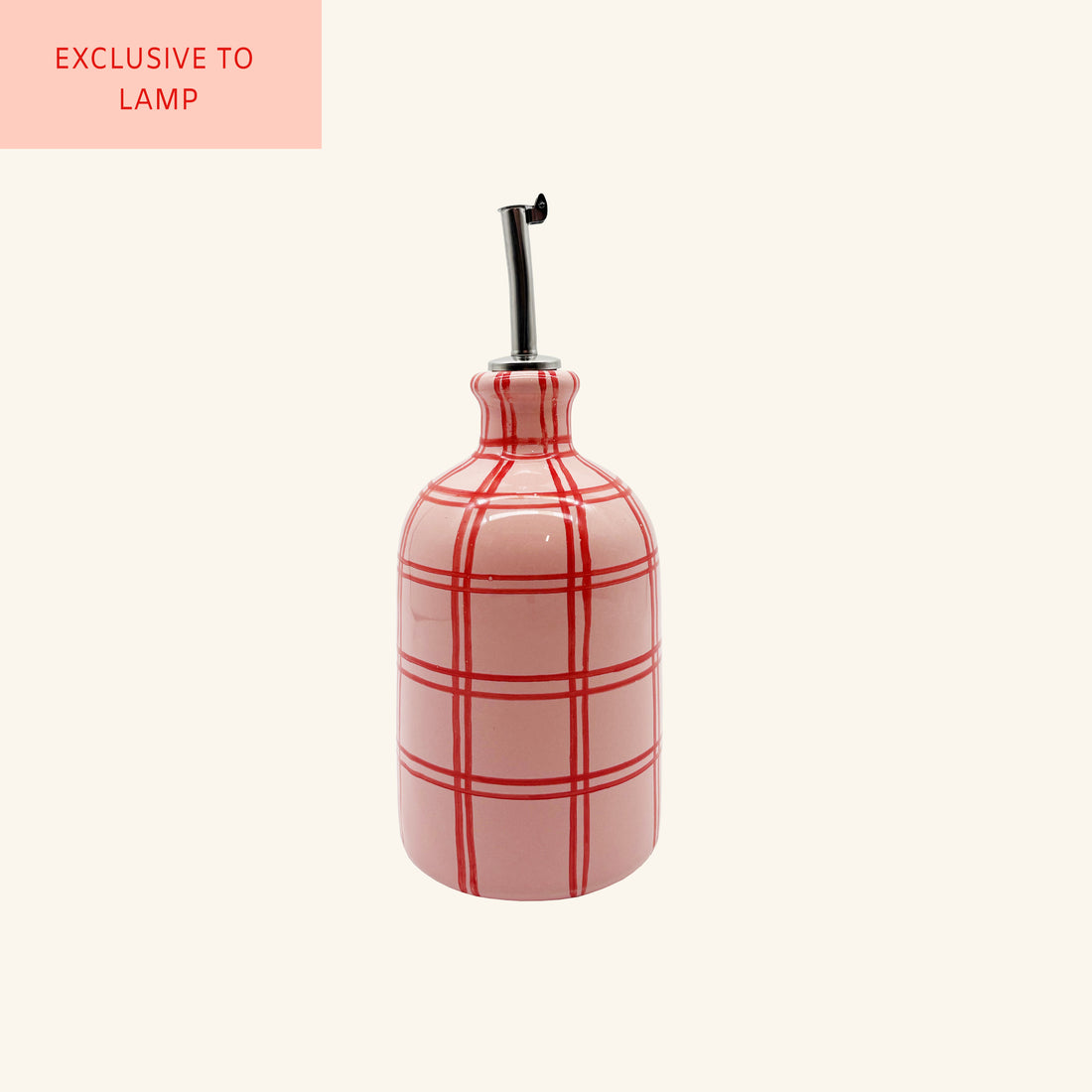 Gingham Oil Bottle