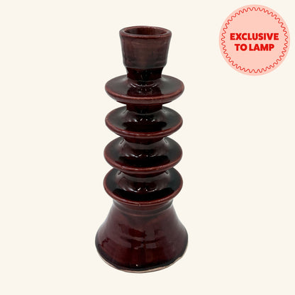 Large Ceramic Candlestick