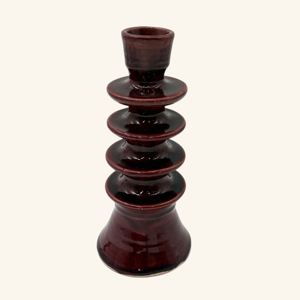 Large Ceramic Candlestick