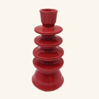 Large Ceramic Candlestick