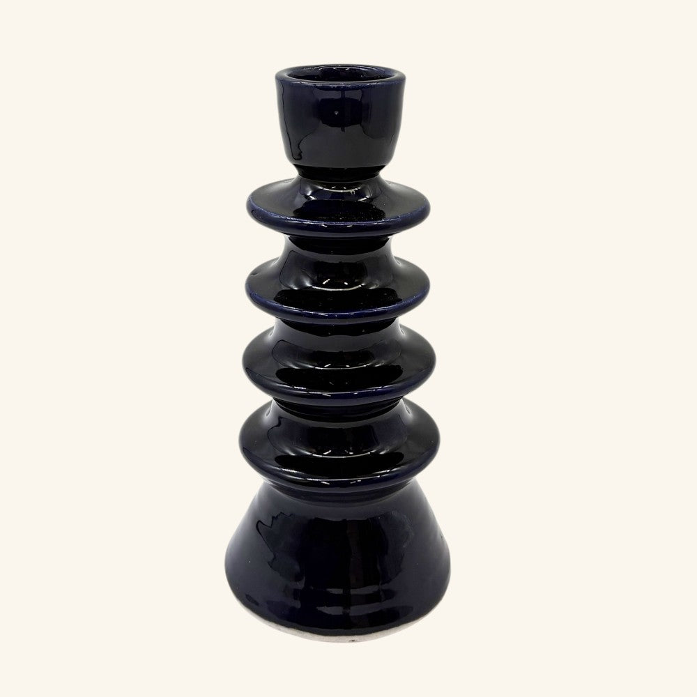 Large Ceramic Candlestick