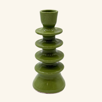 Large Ceramic Candlestick