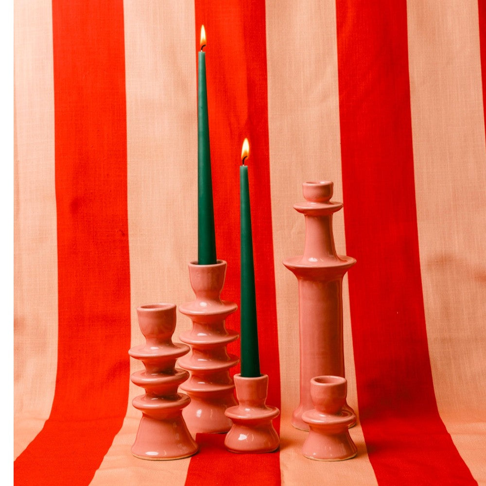 Large Ceramic Candlestick