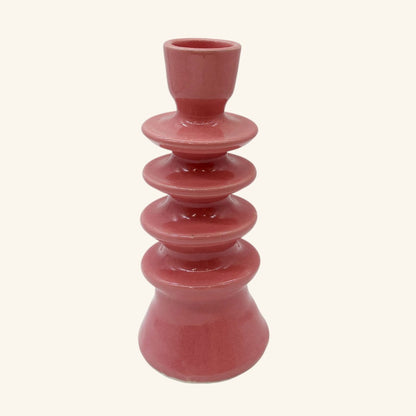 Large Ceramic Candlestick