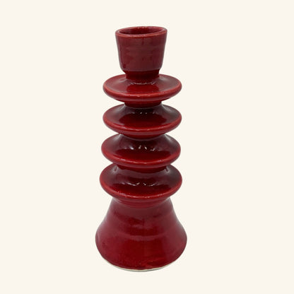 Large Ceramic Candlestick