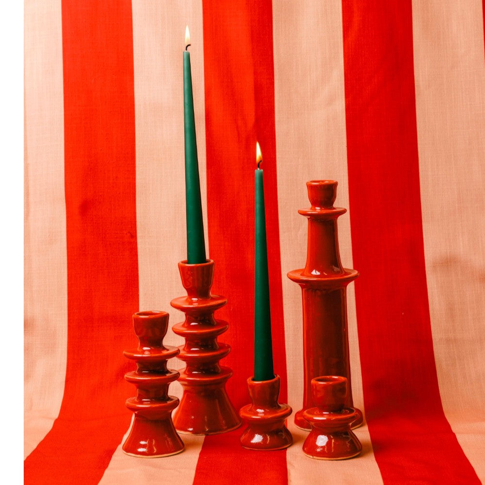 Large Ceramic Candlestick