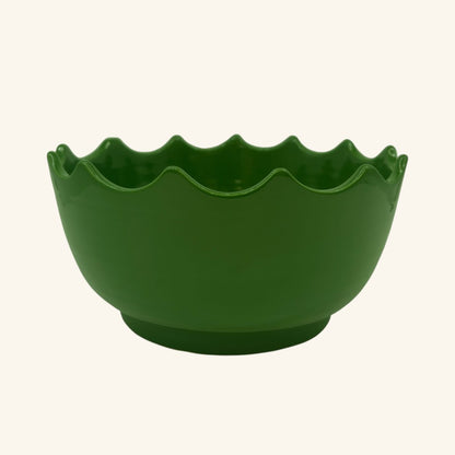Large Scalloped Edge Bowl