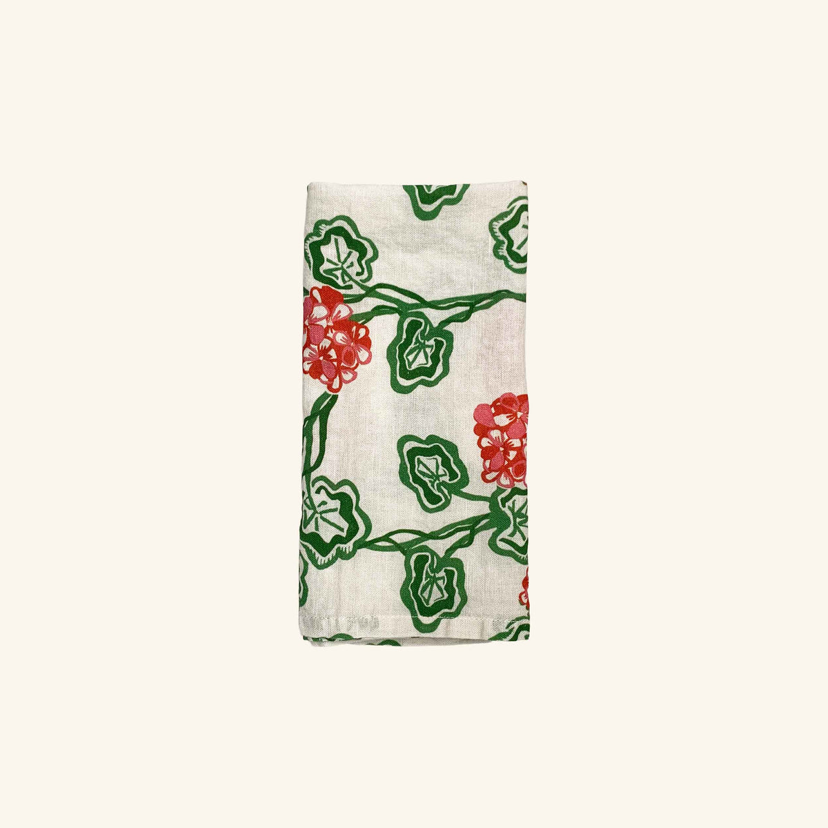 Botanical Striped Napkin - Set of 4