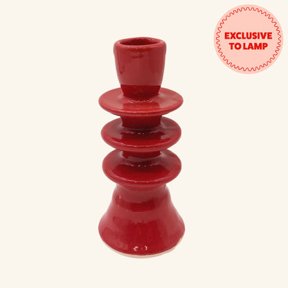 Medium Ceramic Candlestick