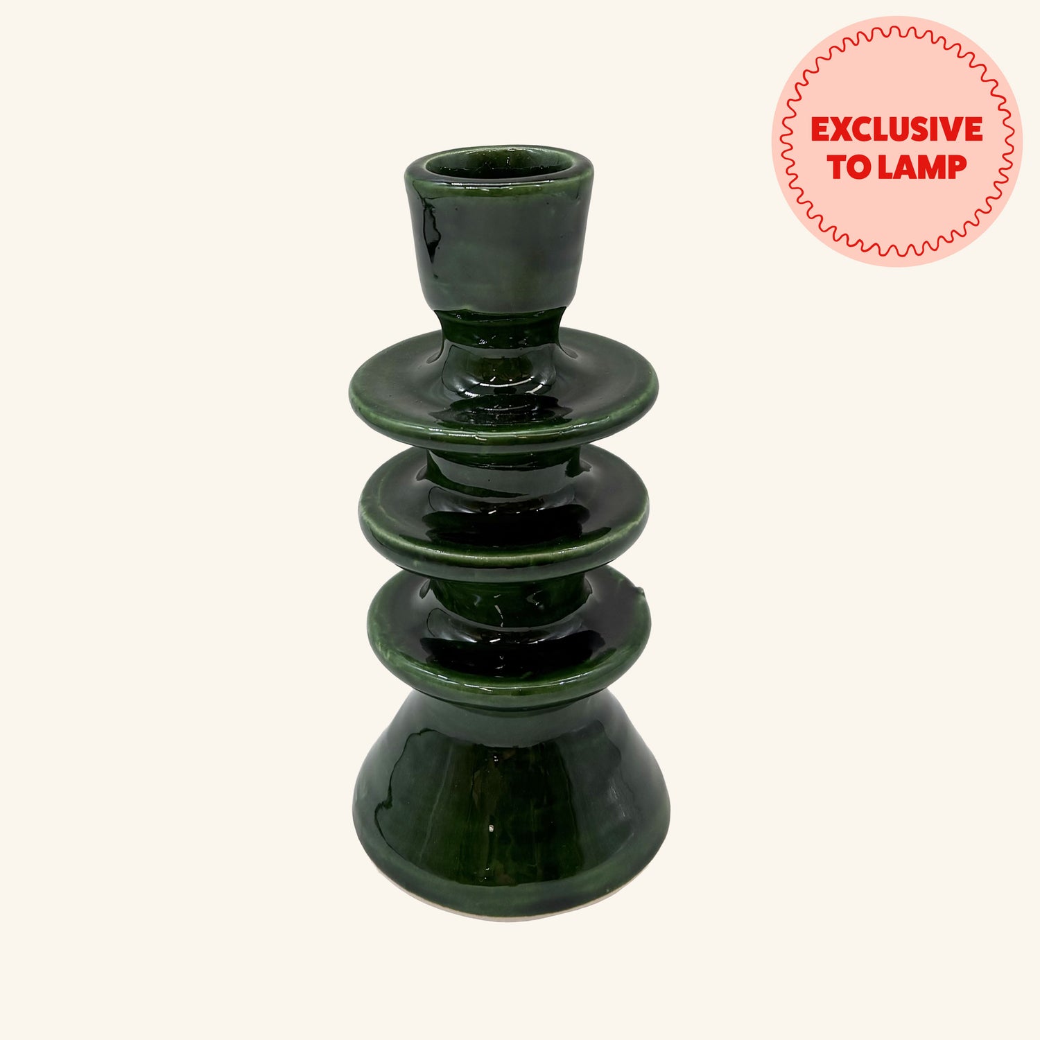 Medium Ceramic Candlestick