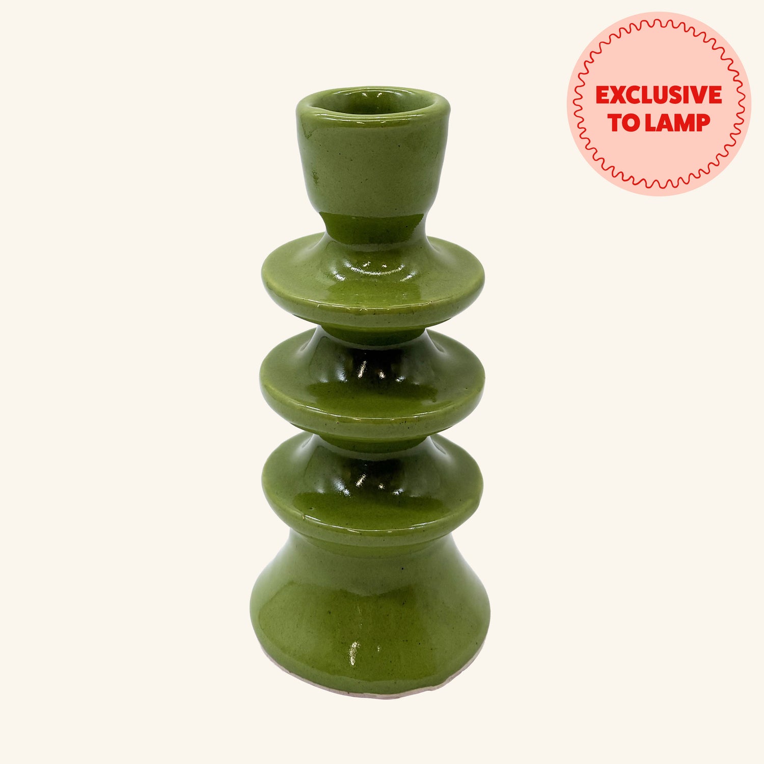 Medium Ceramic Candlestick