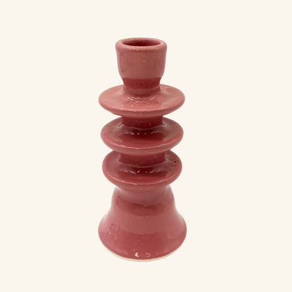 Medium Ceramic Candlestick