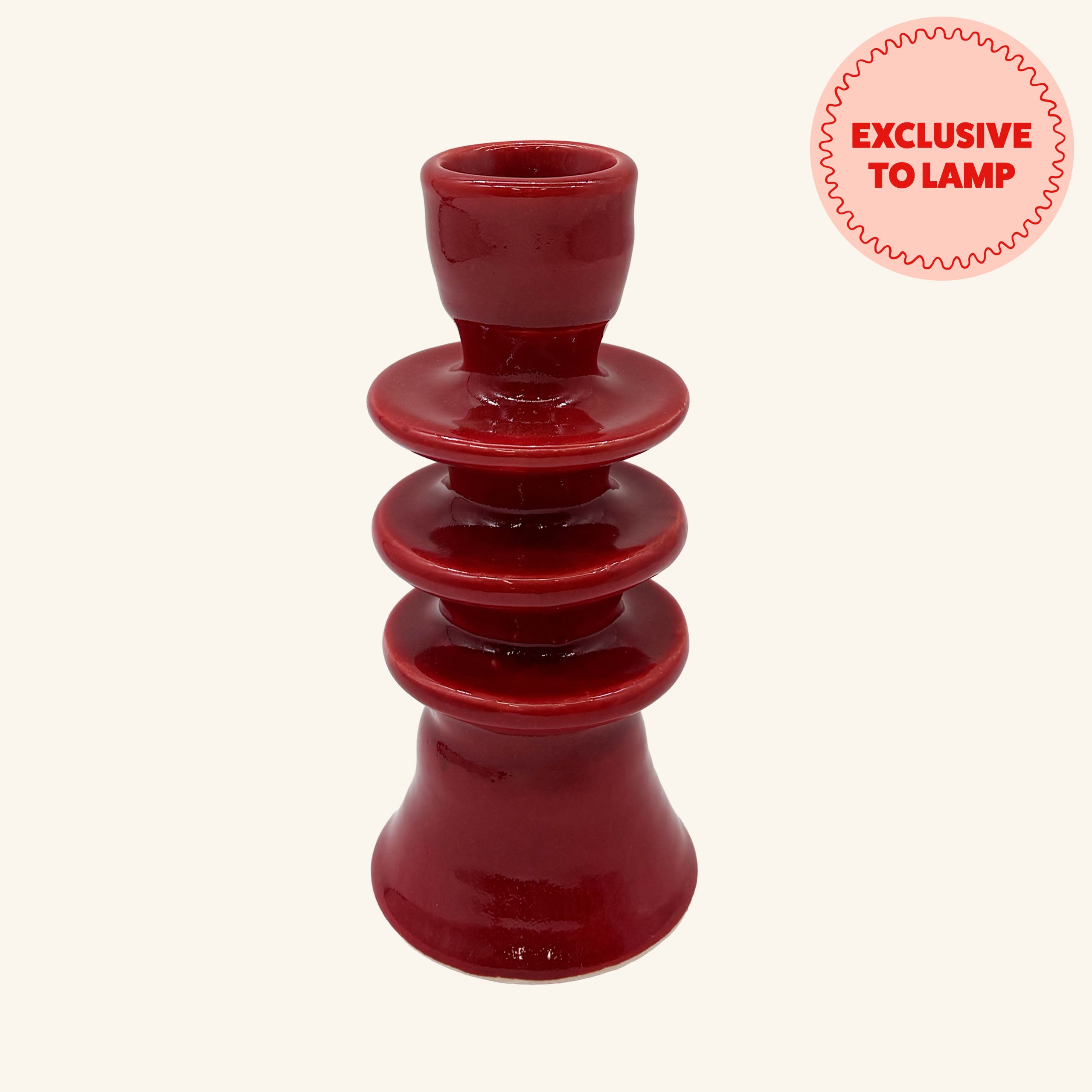 Medium Ceramic Candlestick