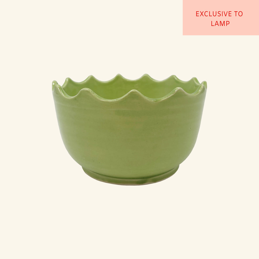 Medium Scalloped Edge Bowl