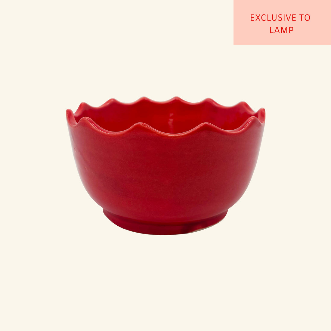 Medium Scalloped Edge Bowl