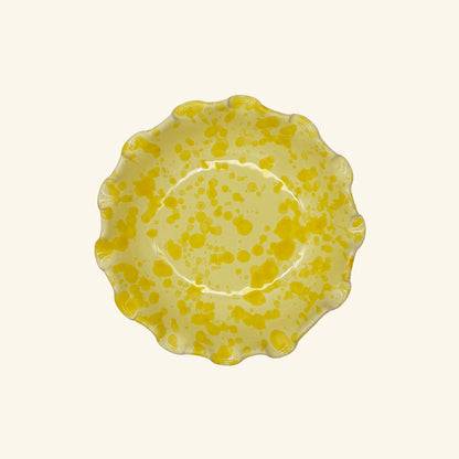 Medium Scalloped Splatterware Bowl