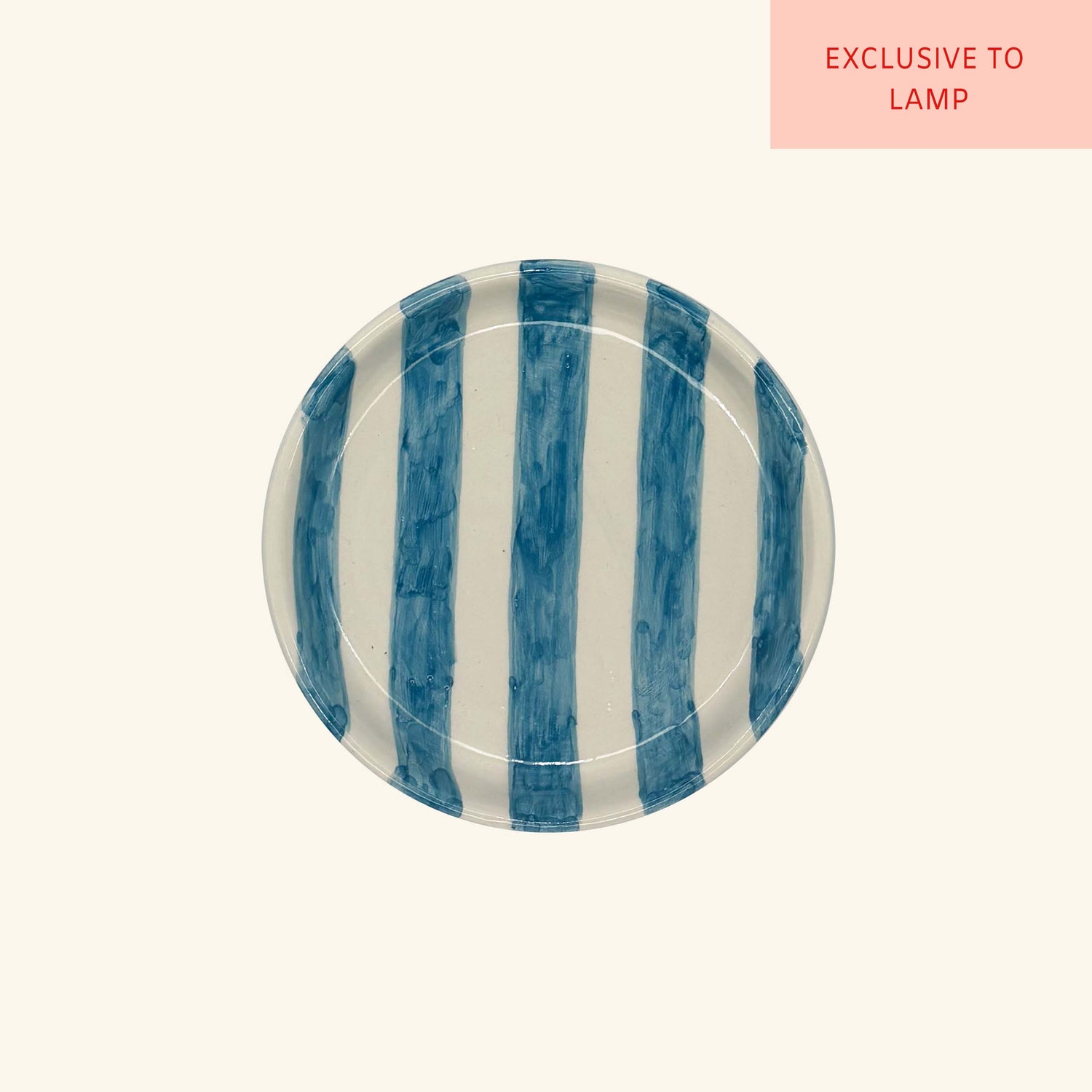 Striped Small Plate