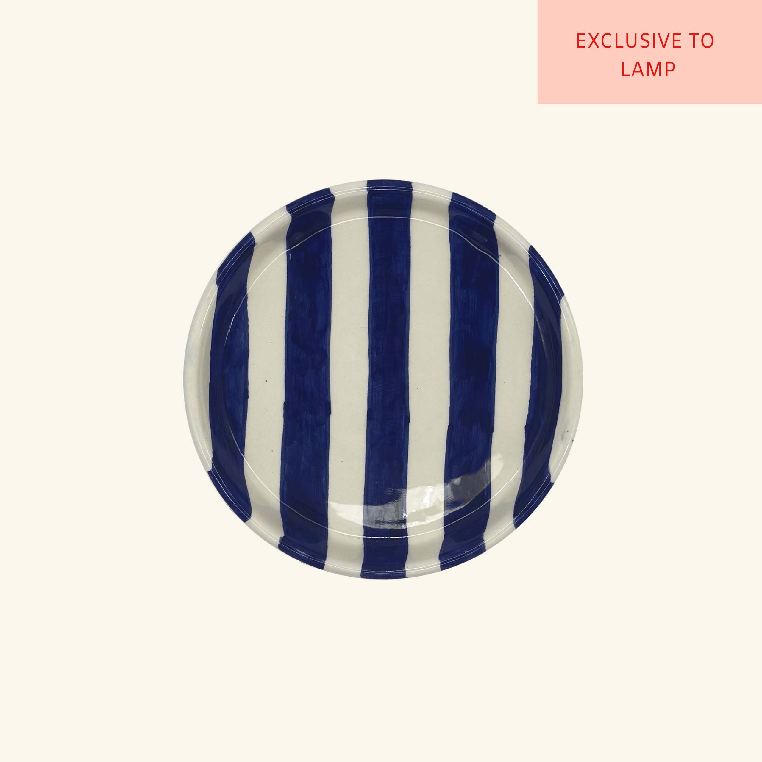 Striped Small Plate