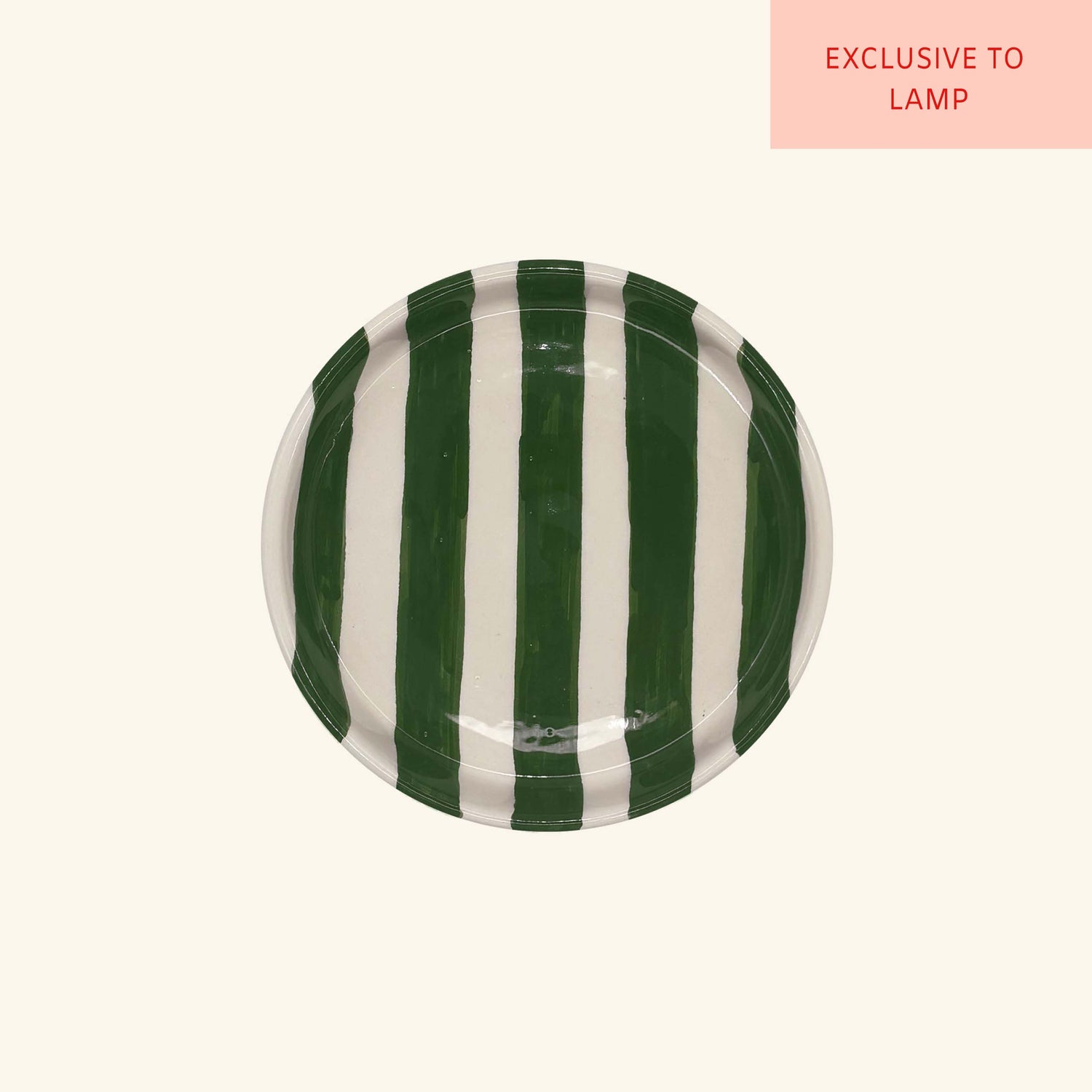Striped Small Plate