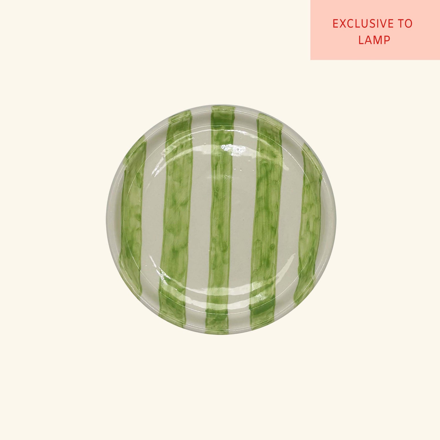 Striped Small Plate