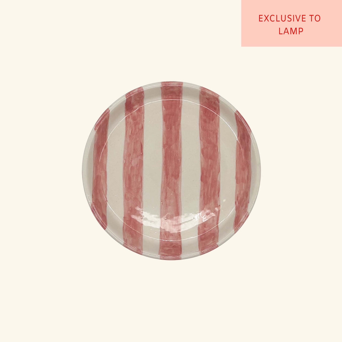 Striped Small Plate