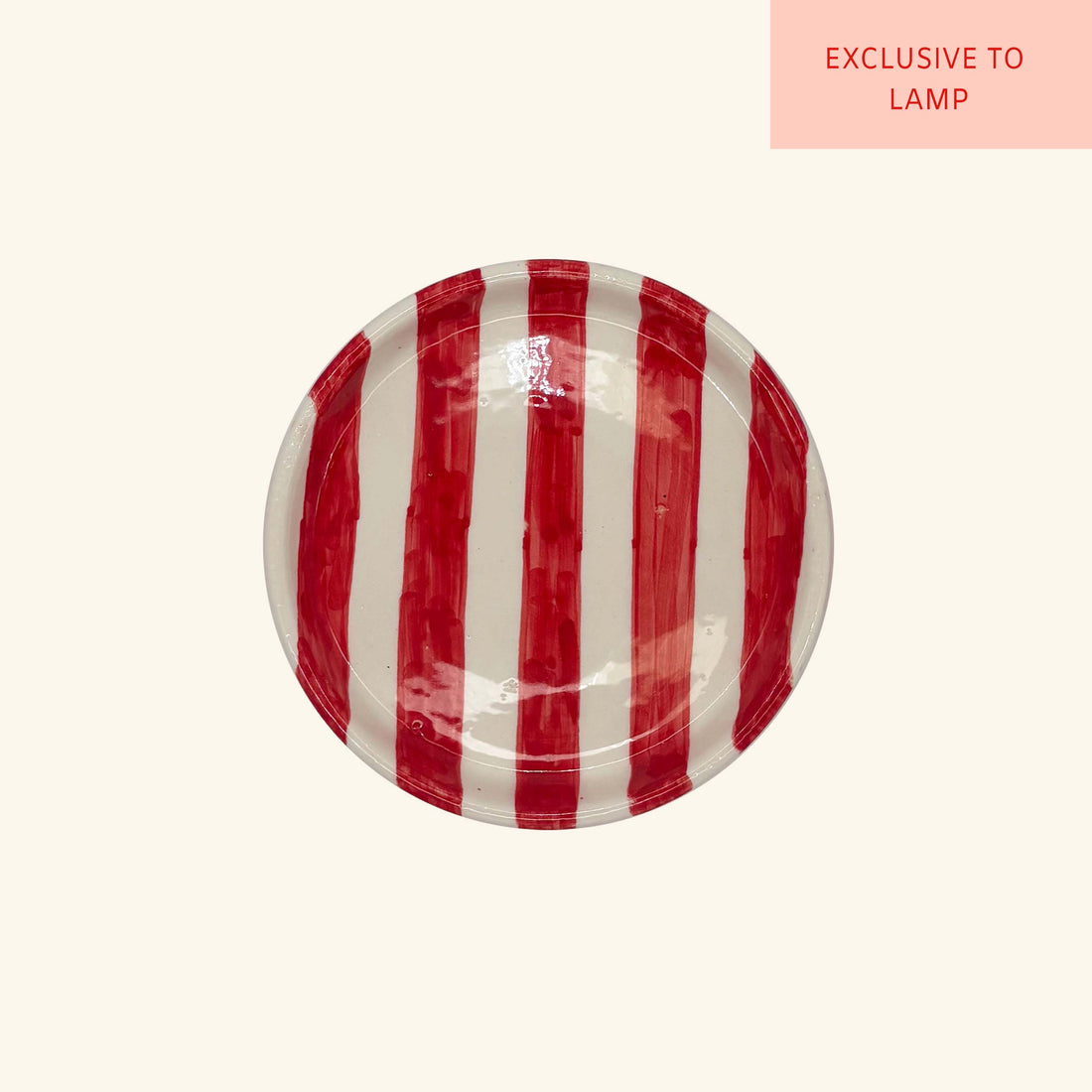 Striped Small Plate
