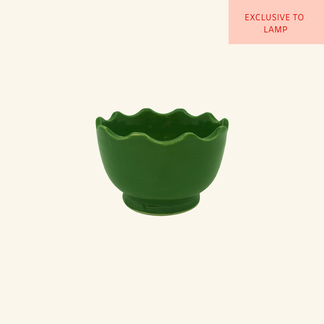 Small Scalloped Edge Bowl