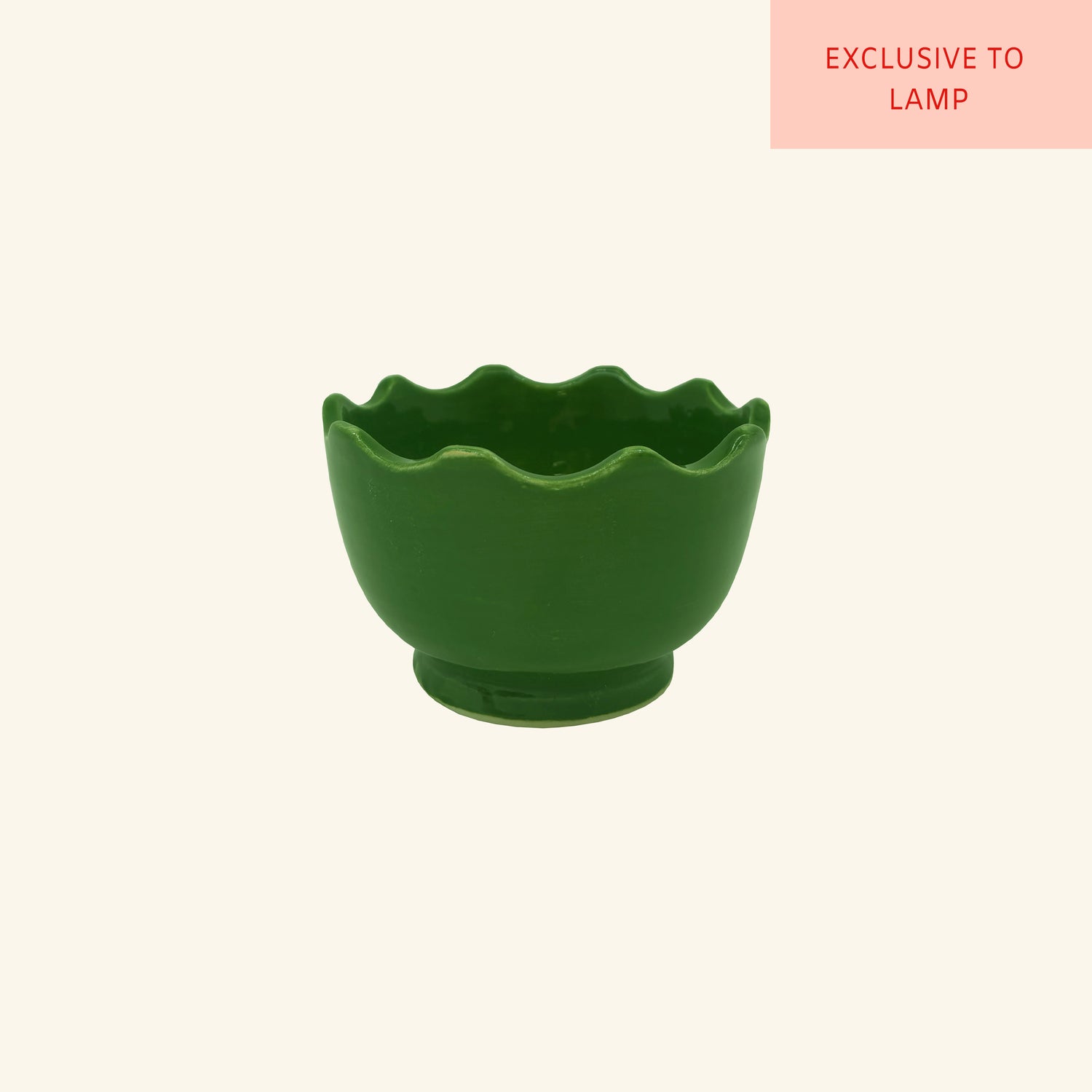 Small Scalloped Edge Bowl