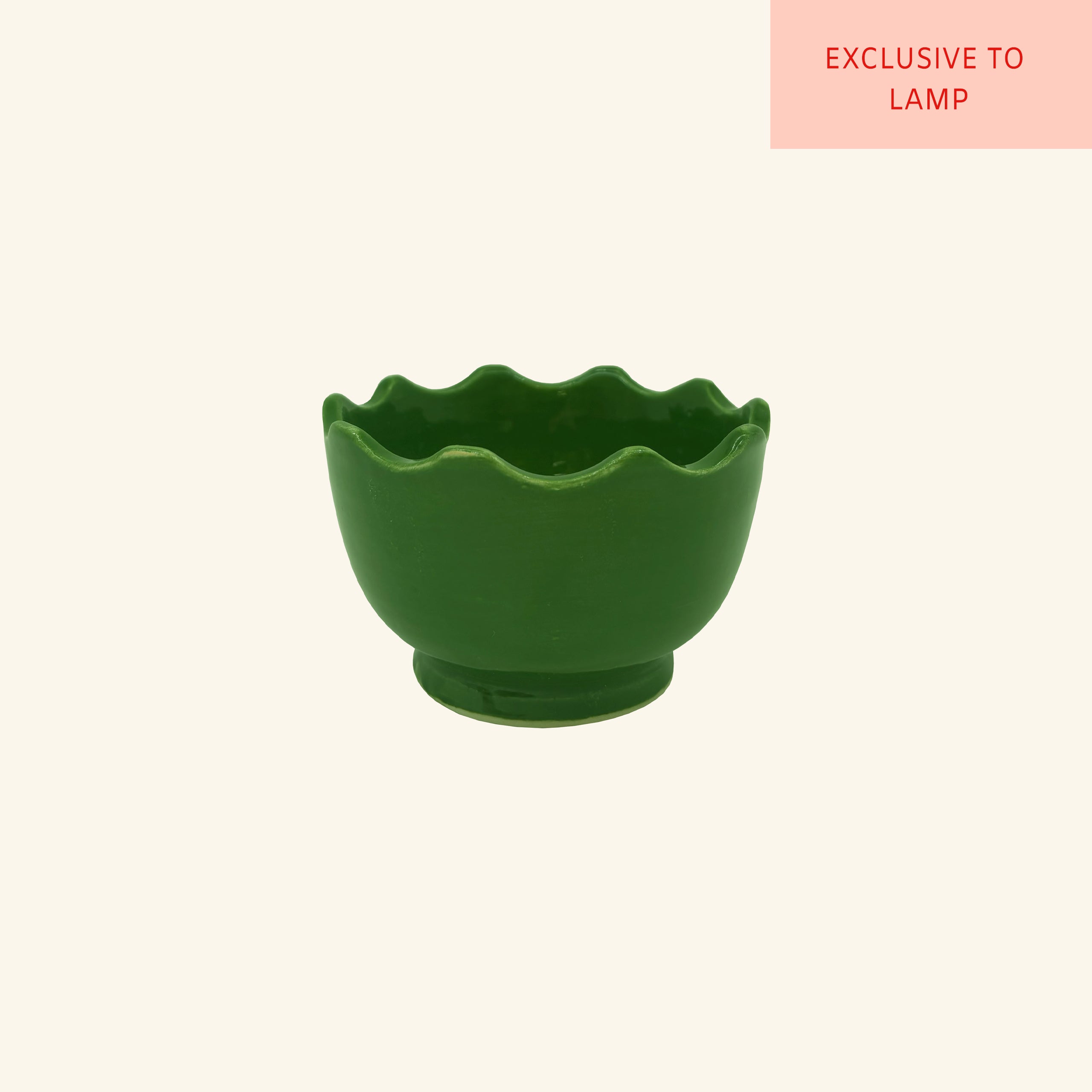 Small Scalloped Edge Bowl