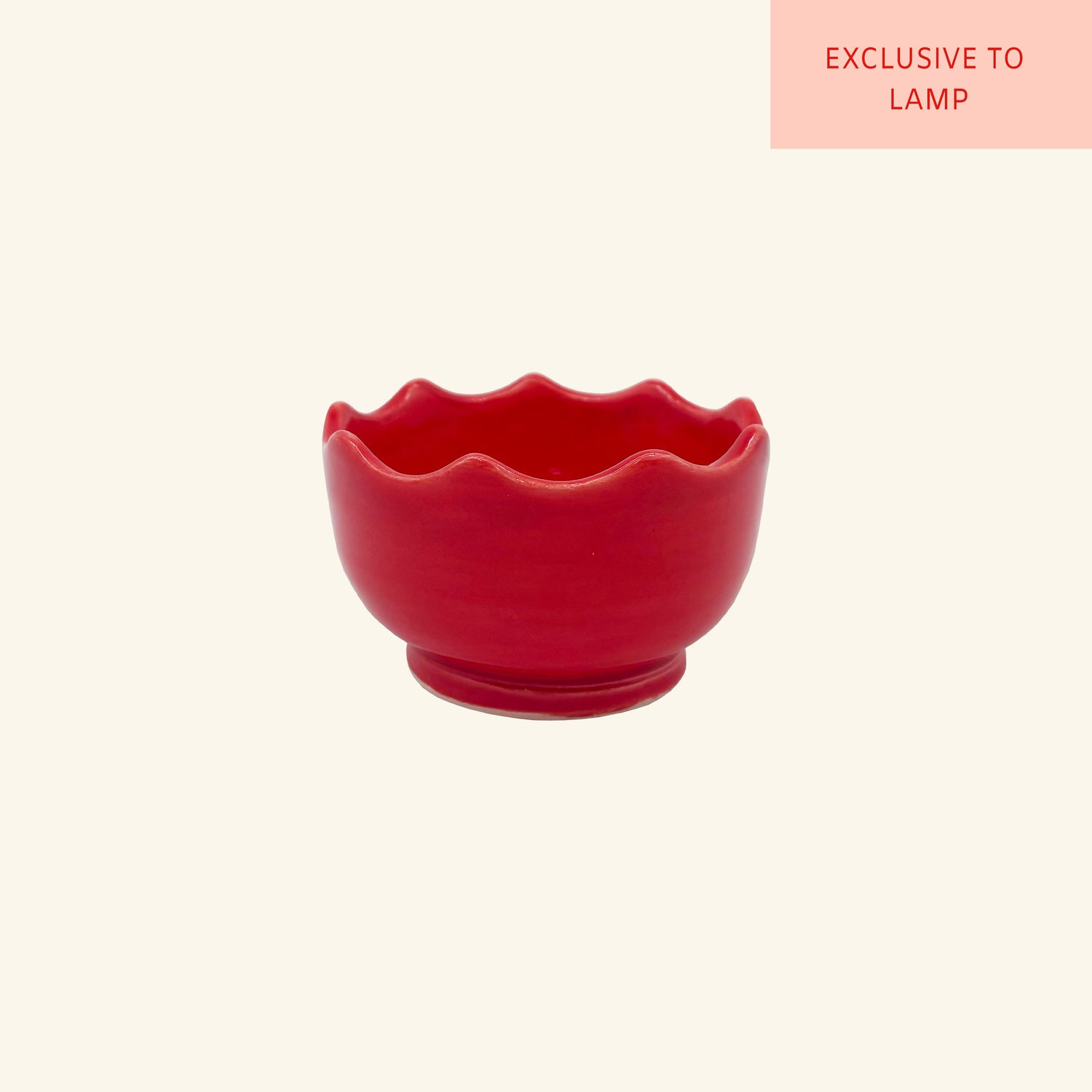 Small Scalloped Edge Bowl