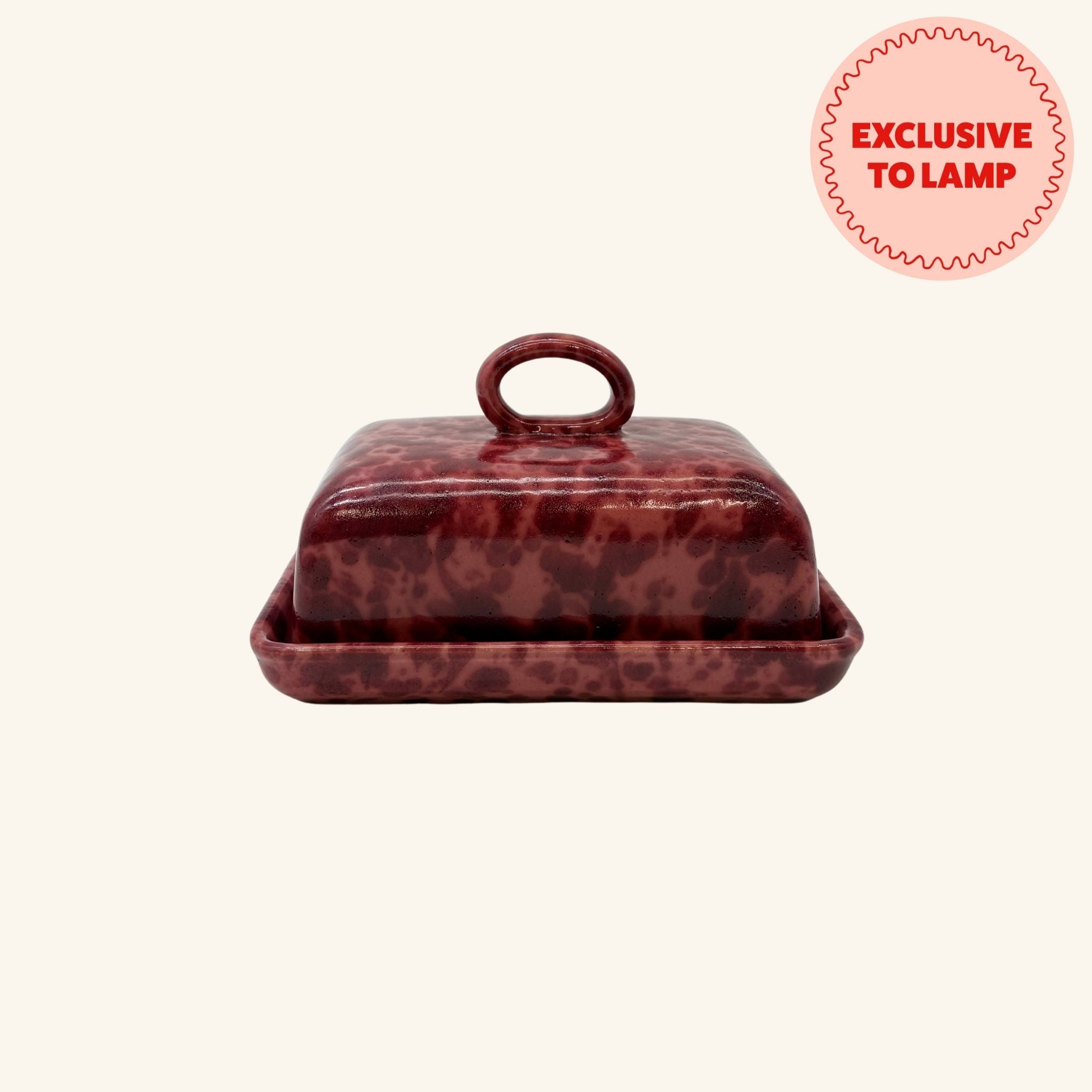 Splatterware Butter Dish LAMP LDN