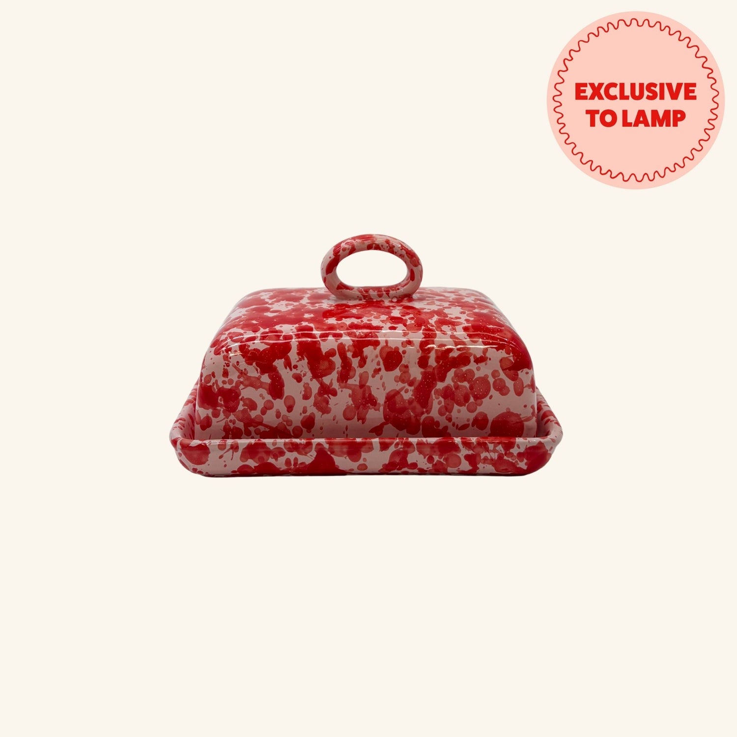 Splatterware Butter Dish LAMP LDN