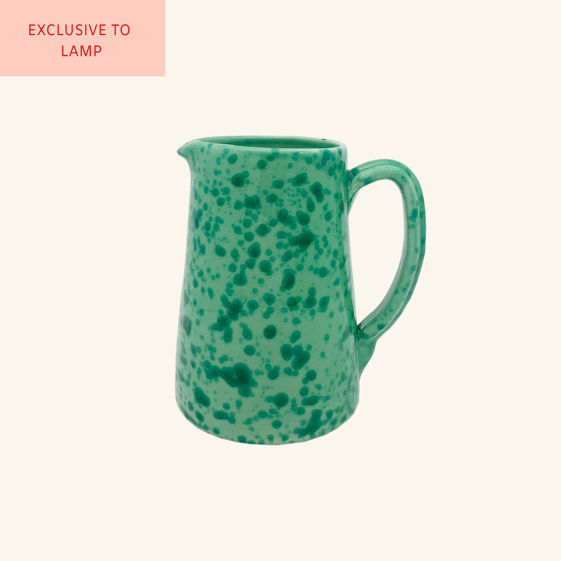 Splatterware Jug LAMP LDN