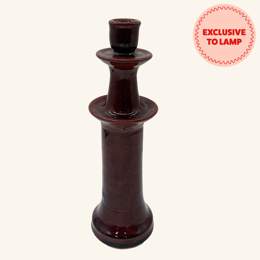 Tall Ceramic Candlestick