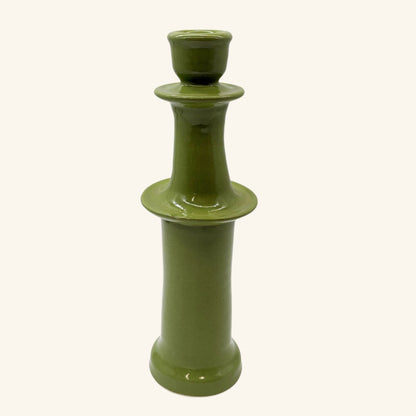 Tall Ceramic Candlestick