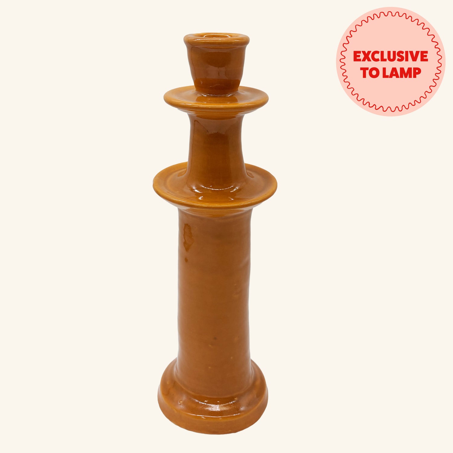 Tall Ceramic Candlestick