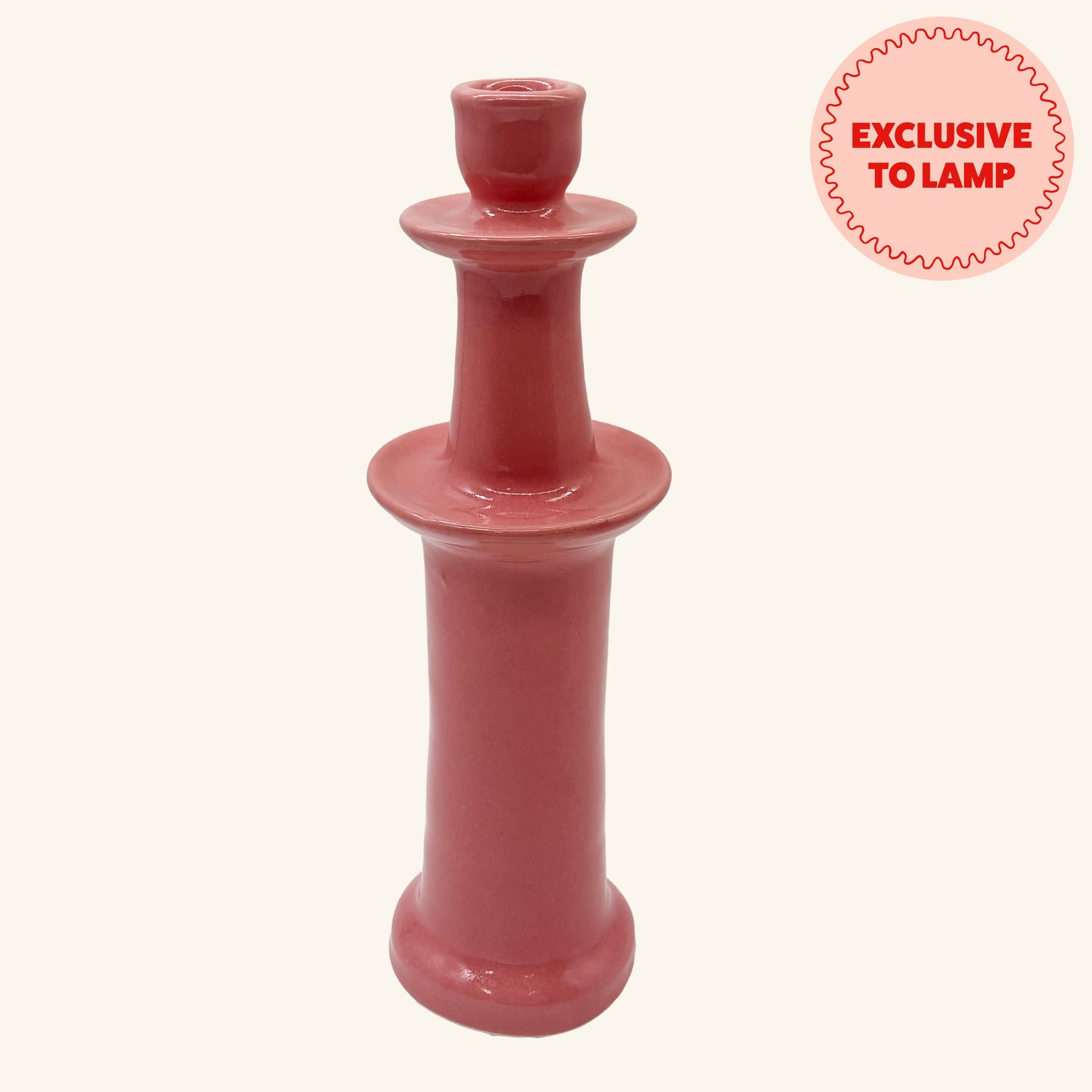 Tall Ceramic Candlestick