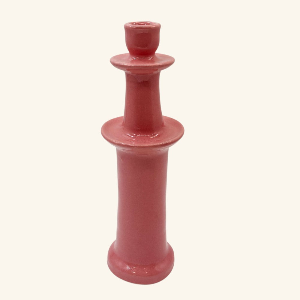 Tall Ceramic Candlestick