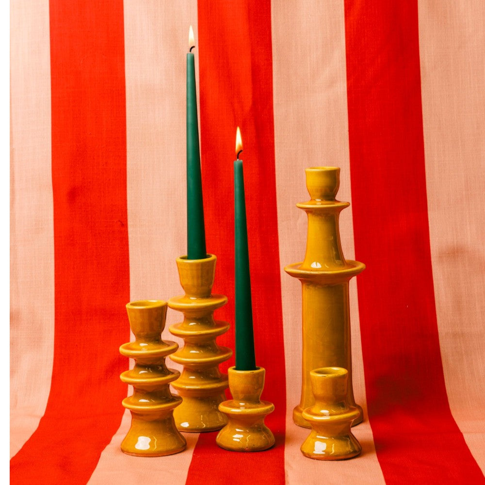 Tall Ceramic Candlestick